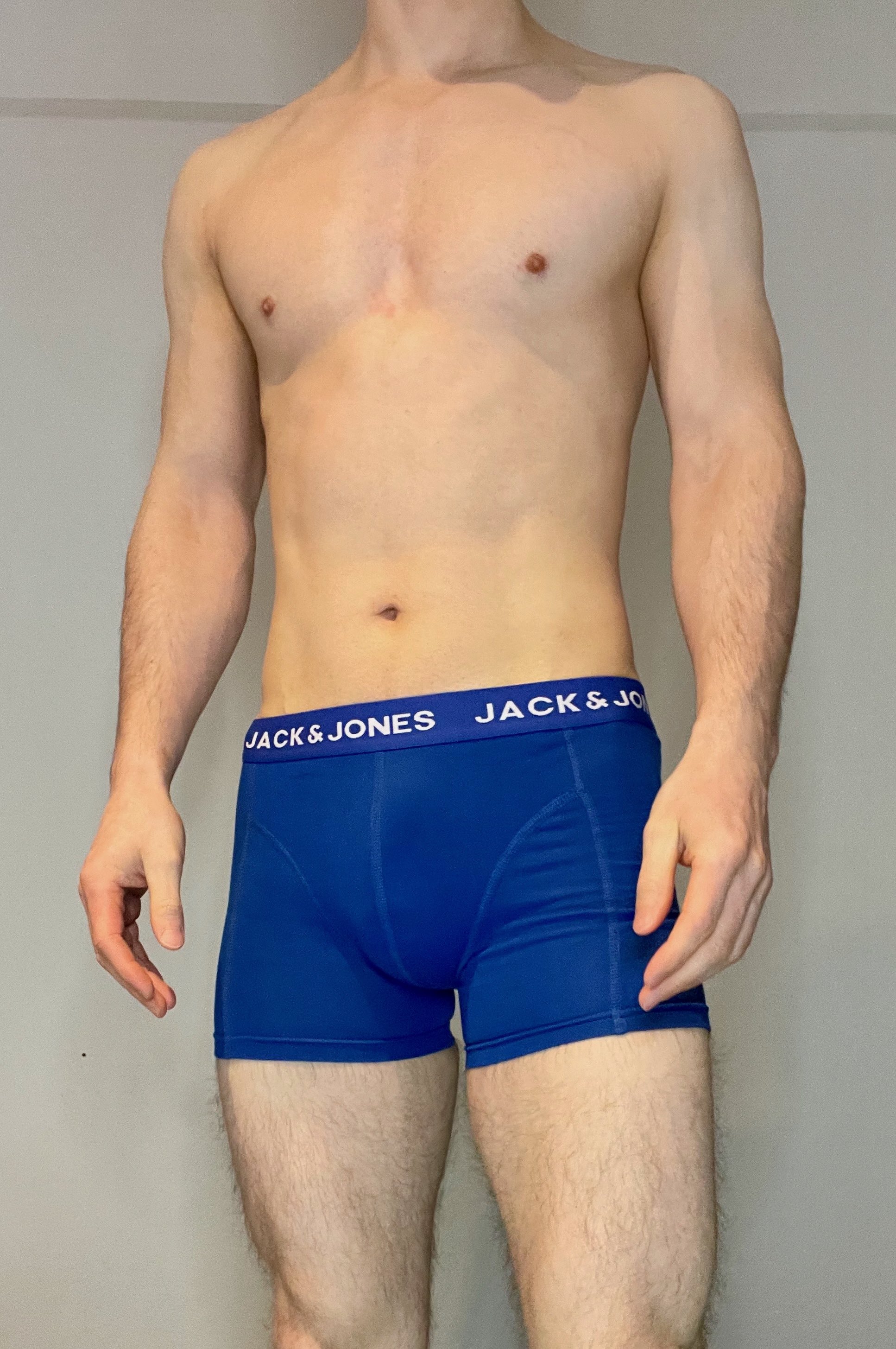 A: Blaue JACK & JONES Boxershort