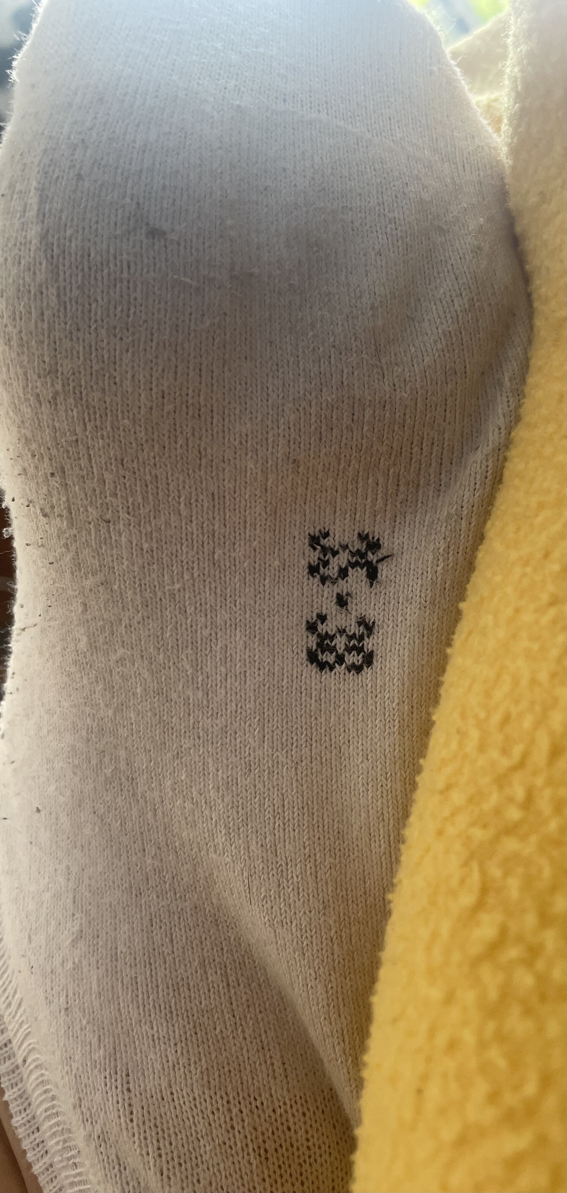 Socken einer Postbotin 