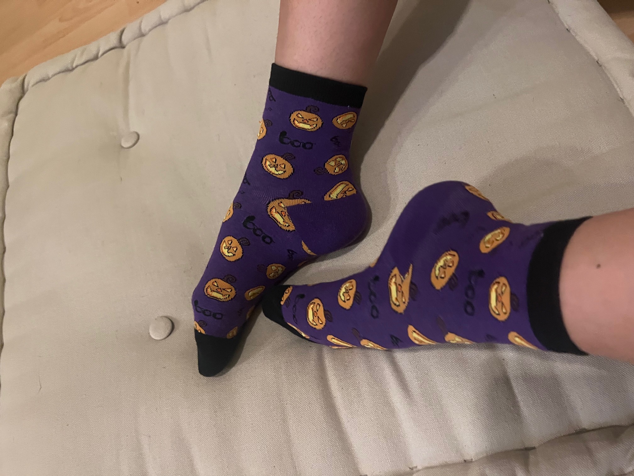 Getragene Halloween Socken