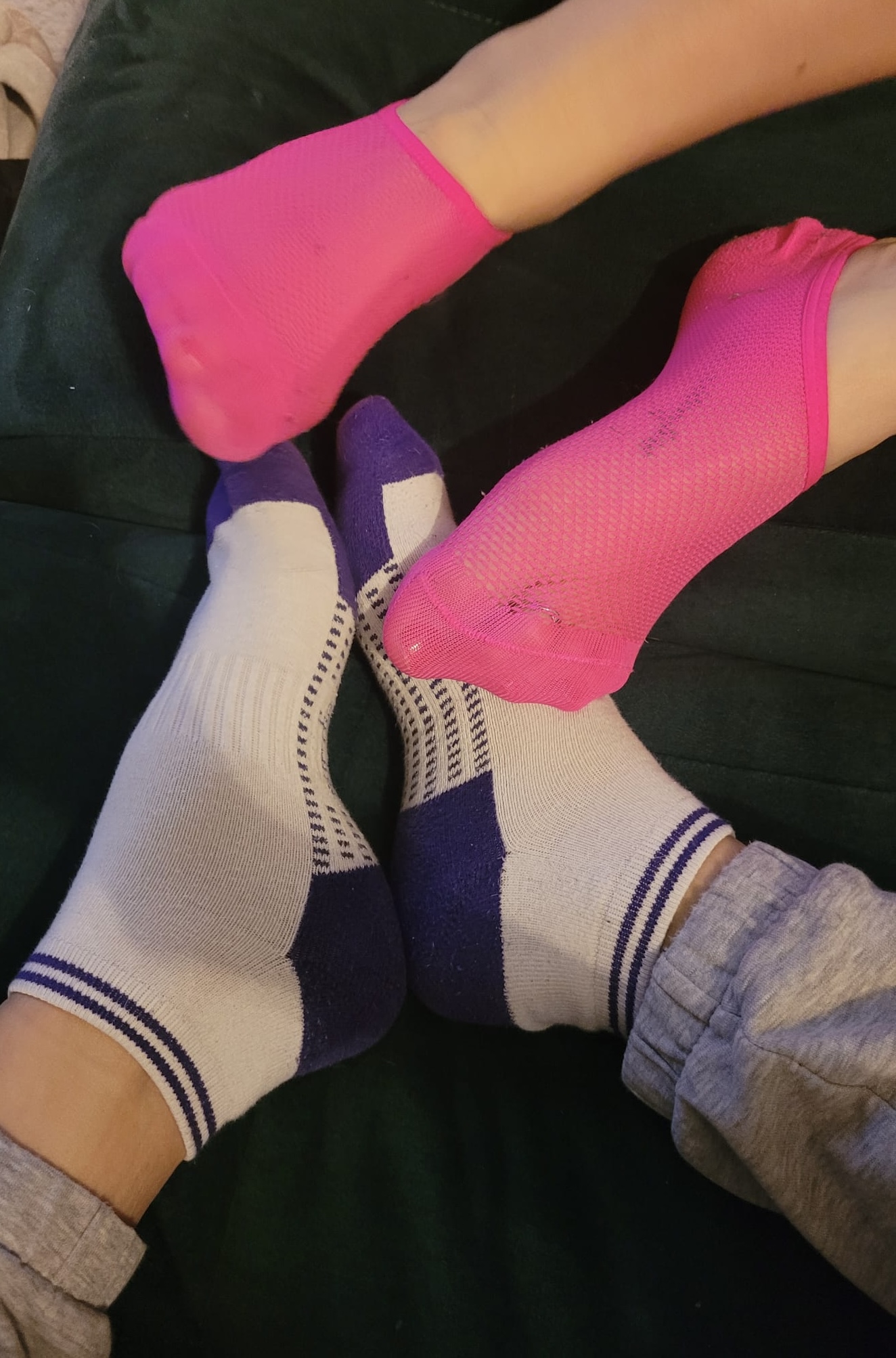 2 Paar Getragene Socken