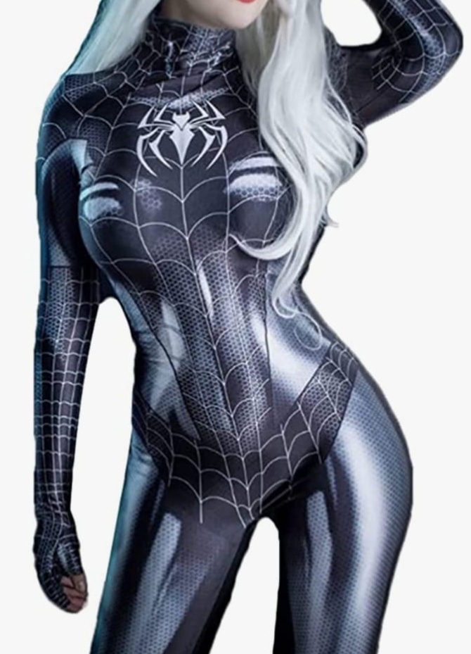 Cosplay Damen Anzug "Venom" Gr. L - MIT BESONDEREM EXTRA 